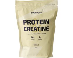 MyBodyFuel - Whey Protein & Creatine - Vanille - Eiwitpoeder met creatine monohydraat - Eiwit shake - 1000 gram