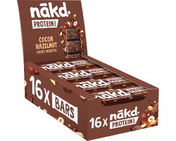 Nakd Protein Bar - Proteine Reep - Eiwitreep - Eiwitrepen - Cocoa Hazelnoot Protein - 720 gram (16 repen)