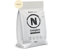 Nutrifoodz – Complete - Vegan Eiwitshake – Vanillesmaak