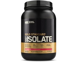 Optimum Nutrition Gold Standard 100% Isolate - Whey Protein Isolaat - Strawberry Eiwitshake - 930 gram (31 shakes)