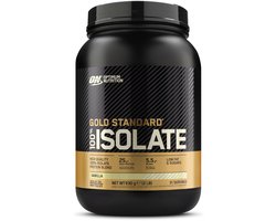 Optimum Nutrition Gold Standard 100% Isolate - Whey Protein Isolaat - Vanilla Eiwitshake - 930 gram (31 shakes)