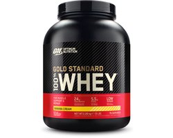 Optimum Nutrition Gold Standard 100% Whey Protein - Banana Cream - Proteine Poeder - Eiwitshake - 71 doseringen (2270 gram)