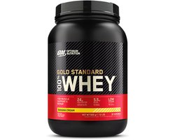 Optimum Nutrition Gold Standard 100% Whey Protein - Banana Cream - Proteine Poeder - Eiwitshake - 900 gram (28 servings)