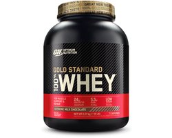 Optimum Nutrition Gold Standard 100% Whey Protein - Extreme Milk Chocolate - Proteine Poeder - Eiwitshake - 71 doseringen (2270 gram)