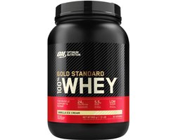 Optimum Nutrition Gold Standard 100% Whey Protein - Vanilla Ice Cream - Proteine Poeder - Eiwitshake - 900 gram (28 servings)