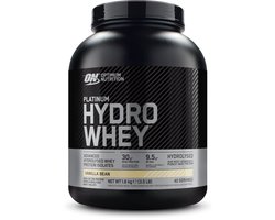 Optimum Nutrition Hydrowhey - Eiwitshake / Proteine Poeder - Vanilla Bean - 100% Whey Isolaat - 1600 gram (40 shakes)