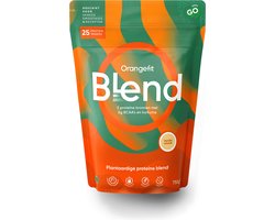 Orangefit Blend Proteine Poeder - Vegan Proteine Shake - 750g (25 shakes) - Eiwitshake Vanille - met BCAA & Kurkuma - Pre / Post Workout