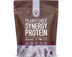 Plantforce Synergy Proteïne - Chocolade - 800 gram - vegan eiwitshake