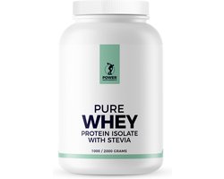 Power Supplements - Stevia Whey Protein Isolate - 1kg - Bos-Aardbei