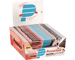 Powerbar eiwiteep | Protein+ Low Sugar Immune Bar | Strawberry Yoghurt 35g (16 stuks)