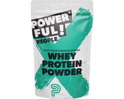 PowerfulPeople - WHEY Protein - Eiwitpoeder met BCAA - Vanille - WHEY Proteïne poeder - 40 Eiwitshakes - 1000 gram