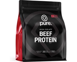 Pure. Beef Protein - Chocolade - 750gr - eiwitpoeder - glutenvrij en lactosevrij