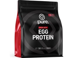 Pure. Egg Protein - 1000gr - ei eiwit - lactosevrij - koemelkvrij - ontbijtshake