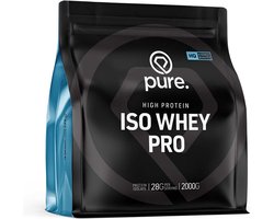 Pure. Iso Whey Pro - Naturel - 2000gr - eiwitpoeder - eiwitshakes - koolhydraatarm