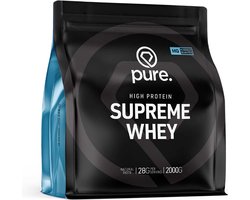 Pure. Supreme Whey - vanille - 2000gr - eiwitshake - wei protein - koolhydraatarm - whey eiwit - eiwitten