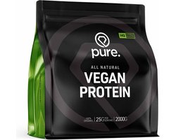 Pure. Vegan Protein - 2000gr - eiwitten - plantaardige eiwitshake - low carb dieet