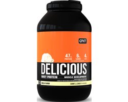 QNT Delicious Whey|Protein Eiwitpoeder|Eiwitshake|2.2kg|Vanille