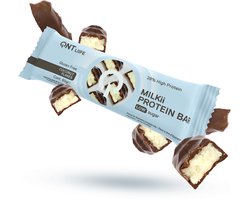 QNT MILKII PROTEIN BAR CHOCOLADE EN KOKOSVLOKKEN | 12 X 60 Gram