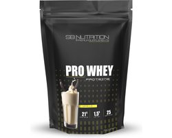 SB NUTRITION Eiwitpoeder Vanille - Pro Whey Eiwit shake – Wei Proteine poeder - 25 shakes - 750g