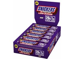 Snickers Dark Low Sugar High Protein Bar 12 repen Dark Chocolate