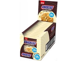 Snickers White High Protein Cookies 12cookies White Choco & Peanut