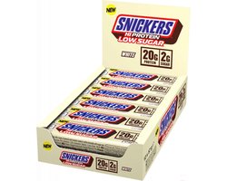 Snickers White Low Sugar High Protein Bar 12 repen White Chocolate