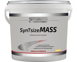 SynTsize Mass - Vanille  4.6kg - Mass Gainer - Spiermassa - Kracht - Spiergroei