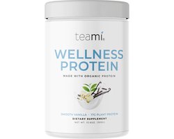 Teami Wellness Protein Vanilla Shake - Biologische erwten- en rijstproteïne