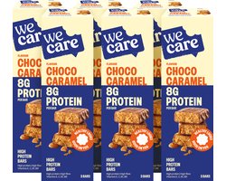 WeCare High protein Bars choco caramel 6 x 3 repen