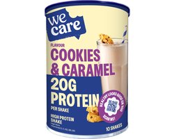 WeCare High protein Shake Cookies & Caramel 340 gr