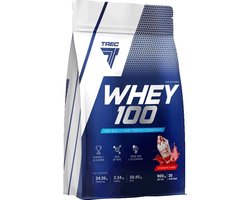 Whey 100 (Trec Nutrition) - 900g - chocolade/kokosnoot