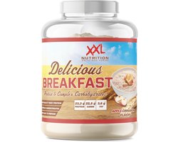 XXL Nutrition - Delicious Breakfast - Appel Kaneel - Eiwitrijk Ontbijt of Snack - Whey Protein Melkeiwit - Complexe Koolhydraten - 1000 Gram