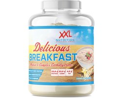 XXL Nutrition - Delicious Breakfast - Vanille - Eiwitrijk Ontbijt of Snack - Whey Protein Melkeiwit - Complexe Koolhydraten - 1000 Gram