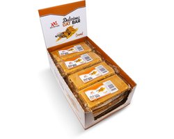 XXL Nutrition - Delicious Oat Bar - Havermoutreep Supplement - Reep van Havemout - Gezonde Snack - 12 Pack - Caramel