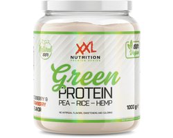 XXL Nutrition - Green Protein - Vegan Protein, Vegan Eiwitpoeder - Vanille - 1000 Gram