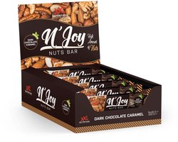 XXL Nutrition - N'Joy Nuts Bar - Proteïne Eiwitreep - Dark Chocolate Caramel - 15 Pack