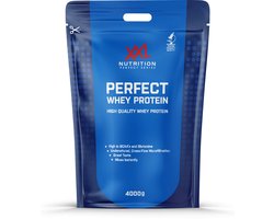 XXL Nutrition - Perfect Whey Protein - Eiwitpoeder, Proteïne poeder, Eiwitshake, Proteïne Shake - Aardbei - 4000 gram