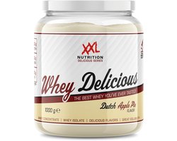 XXL Nutrition - Whey Delicious - Appeltaart - Wei Eiwitpoeder met BCAA & Glutamine, Proteïne poeder, Eiwit shake, Whey Protein - 1000 gram