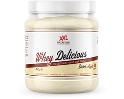 XXL Nutrition - Whey Delicious - Appeltaart - Wei Eiwitpoeder met BCAA & Glutamine, Proteïne poeder, Eiwit shake, Whey Protein - 450 gram