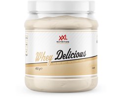 XXL Nutrition - Whey Delicious - Capuccino - Wei Eiwitpoeder met BCAA & Glutamine, Proteïne poeder, Eiwit shake, Whey Protein - 450 gram