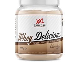 XXL Nutrition - Whey Delicious - Chocolade - Wei Eiwitpoeder met BCAA & Glutamine, Proteïne poeder, Eiwit shake, Whey Protein - 2500 gram