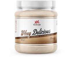 XXL Nutrition - Whey Delicious - Chocolade - Wei Eiwitpoeder met BCAA & Glutamine, Proteïne poeder, Eiwit shake, Whey Protein - 450 gram