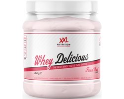 XXL Nutrition - Whey Delicious - Forest Fruit - Wei Eiwitpoeder met BCAA & Glutamine, Proteïne poeder, Eiwit shake, Whey Protein - 450 gram