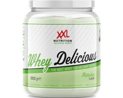 XXL Nutrition - Whey Delicious - Pistache - Wei Eiwitpoeder met BCAA & Glutamine, Proteïne poeder, Eiwit shake, Whey Protein - 450 gram