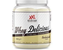 XXL Nutrition - Whey Delicious - Snicker Doodle - Wei Eiwitpoeder met BCAA & Glutamine, Proteïne poeder, Eiwit shake, Whey Protein - 1000 gram