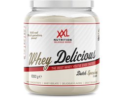 XXL Nutrition - Whey Delicious - Speculaas - Wei Eiwitpoeder met BCAA & Glutamine, Proteïne poeder, Eiwit shake, Whey Protein - 1000 gram