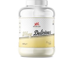 XXL Nutrition - Whey Delicious - Sweet Vanille - Wei Eiwitpoeder met BCAA & Glutamine, Proteïne poeder, Eiwit shake, Whey Protein - 2500 gram