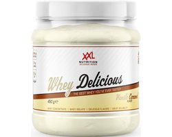 XXL Nutrition - Whey Delicious - Vanille Caramel - Wei Eiwitpoeder met BCAA & Glutamine, Proteïne poeder, Eiwit shake, Whey Protein - 1000 gram