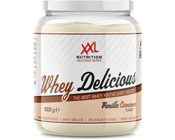 XXL Nutrition - Whey Delicious - Vanille Kaneel - Wei Eiwitpoeder met BCAA & Glutamine, Proteïne poeder, Eiwit shake, Whey Protein - 1000 gram