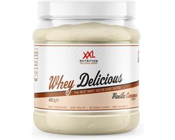 XXL Nutrition - Whey Delicious - Vanille Kaneel - Wei Eiwitpoeder met BCAA & Glutamine, Proteïne poeder, Eiwit shake, Whey Protein - 450 gram